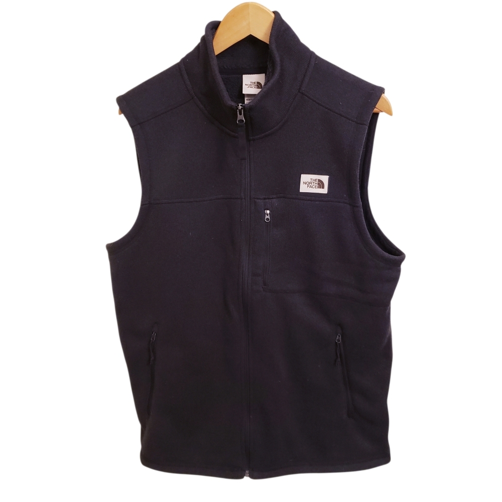 The North Face Men’s Black Gordon Lyons Zip Up Vest, Size L